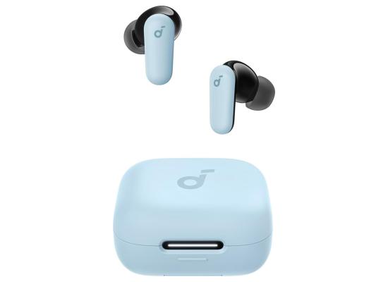 Anker Soundcore R50i NC Earbuds, Strong and Smart Noise Cancelling, Powerful Bass, 45H Playtime, 2-in-1 Case and Phone Stand, IP54, Wireless Earbuds, Bluetooth 5.4 - Blue